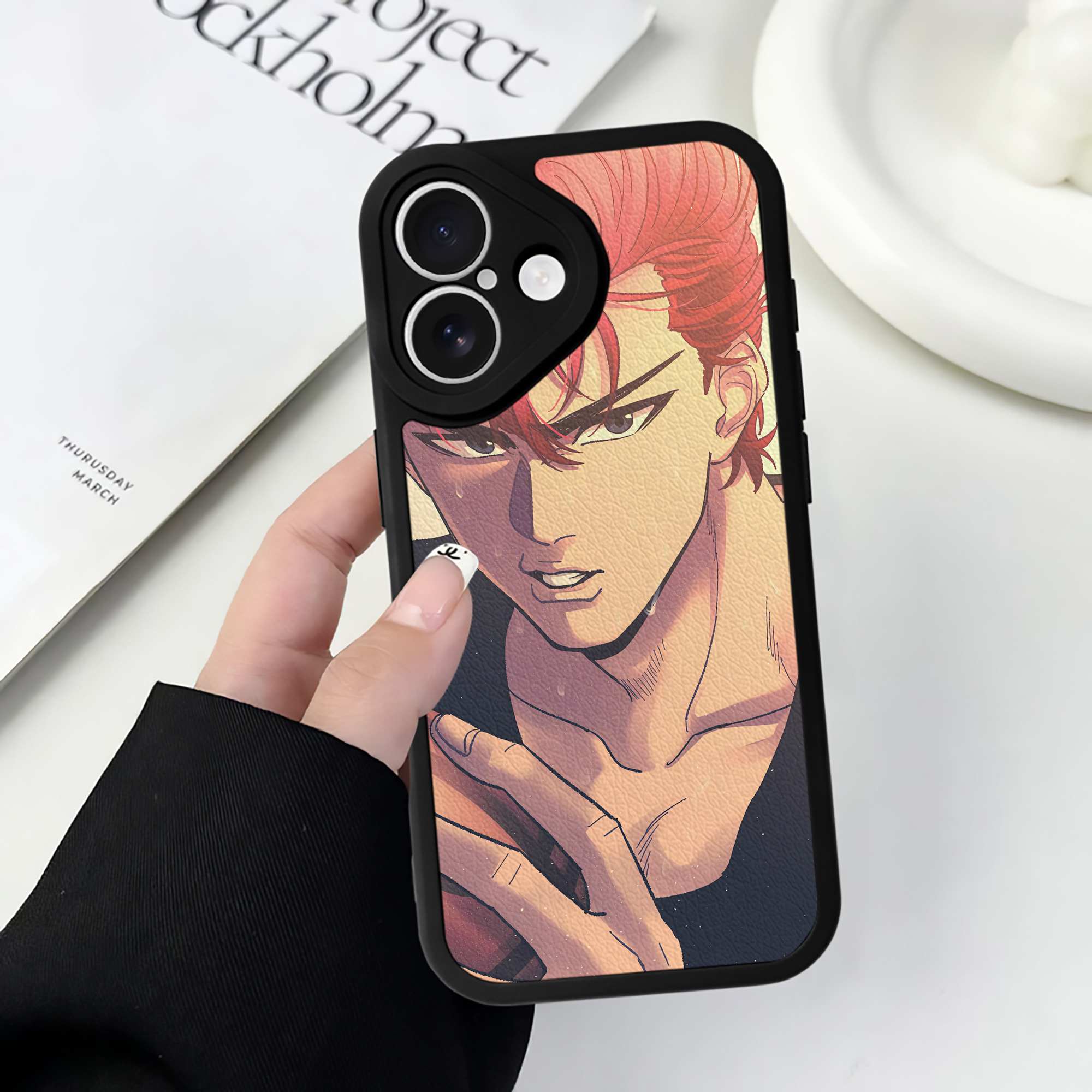 （画像用） SLAM DUNK／スラムダンク 【iPhone 16シリーズ対応】シリコンスマホケース（レザー調） 材質：シリコン